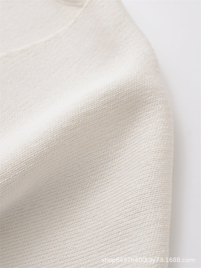 Casual Knit V Neck Sweater