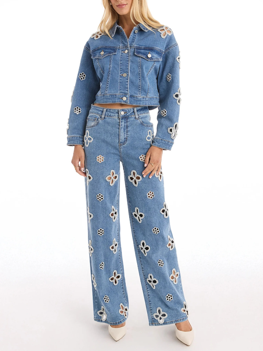 Chic Peal Denim Set