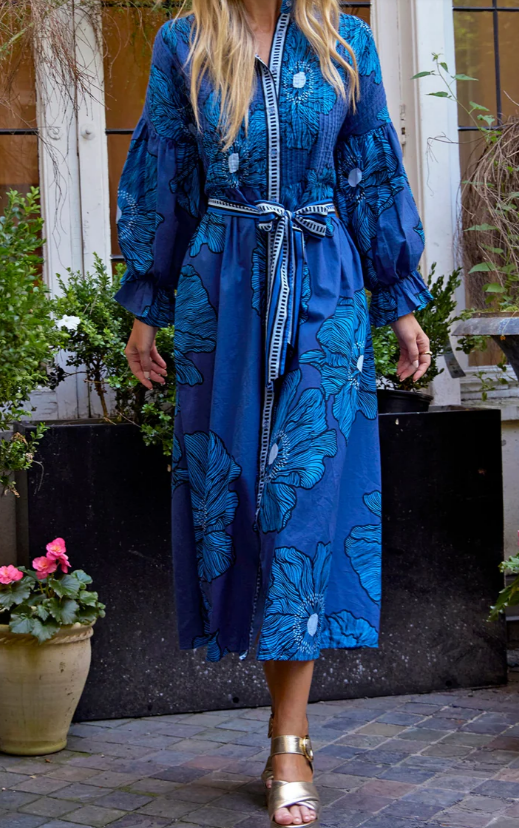Classy Dress With Lantern Sleeves