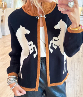 Chic Horse Cardigan