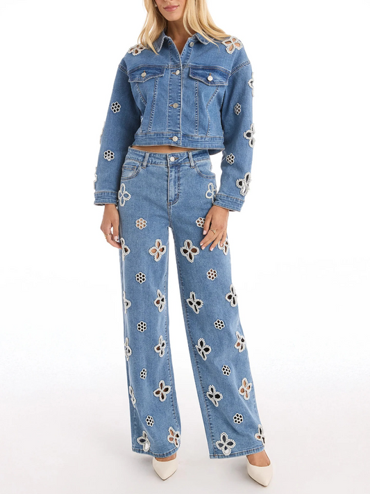 Chic Peal Denim Set